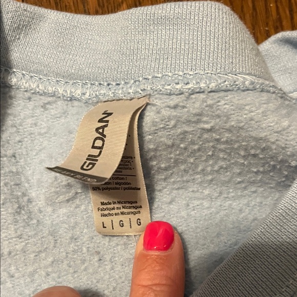 Taylor Swift - 1989 - Gildan Sky Blue Women's Hoodie - Picture 3 of 3